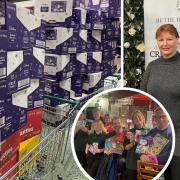 Kirkums make last push in tenth Christmas collection for Crosshouse kids ward
