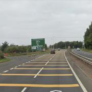 The incident took place near the Pennyburn roundabout in Stevenston