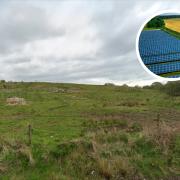 The solar farm would be created on the former Nethermains landfill site.