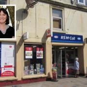 North Ayrshire and Arran MP Patricia Gibson (inset) says the Kilwinning Main Street Post Office (main pic) was let down by successive UK Governments.