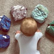 The library has received donations of new patterned nappies