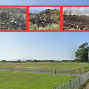 Locals have growing concerns over the number of fire raising incidents over the weekends at Irvine Moor.