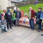 Irvine's May Day gathering at the Bridgegate
