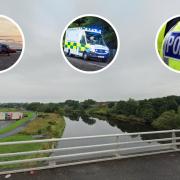 A 49-year-old male has died after being pulled from the River Irvine last night.
