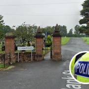 The crash involved an off-road motorbike and a 12-year-old cyclist in Knadgerhill Cemetery