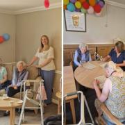 Ruth Maguire MSP took the time to chat with residents and get involved in some activities as well as opening Fullarton care home's sensory garden.