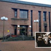 Derek Ferguson pleaded guilty to being in possession of an offensive weapon - namely a golf club.