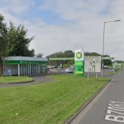 The proposals would see charging points installed at the BP garage in Dreghorn.
