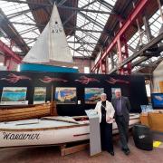North Ayrshire Provost Anthea Dickson pictured with David Mann, Director of the Scottish Maritime Museum, after the 40th Annual General Meeting.