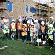 The topping out ceremony took place earlier this month