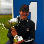 Louka Morin was victorious in the Scottish Boys Championship at the Irvine Golf Club.