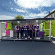 The Merck Team have been taking the cube all over Ayrshire