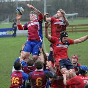 LINE OUT: Action from the semi-final at Marress.