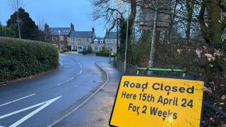 The road will be closed for up to two weeks