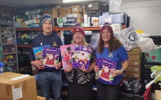 North Ayrshire Foodbank's staff were more than grateful for the generous donation