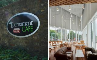 Unpaid carers will be able to get 10 per cent off at the Eglinton Park cafe (left) and the cafe at the Portal in Irvine (right)