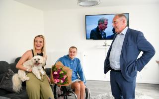 Louis Clegg and his partner Elise were delighted to be able to move into their new home - along with their Lhasa Apso, named Mali.