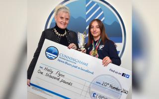 Irvine judo star Holly Flynn received the funding boost courtesy of Cunninghame Housing Association.