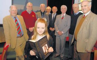 Annick Primary pupil Rachel Miller was a very special guest of Irvine Burns Club