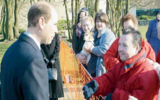 Prince Edward visited Eglinton Country Park in March 2004