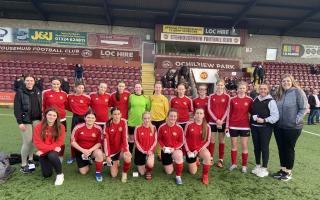 Two youngsters from Irvine Royal Academy were part of the under 18 Ayrshire school select side which reached the national trophy final.