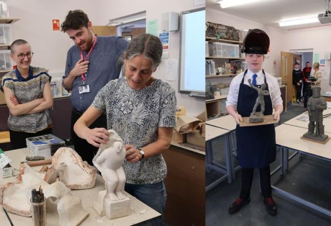 Irvine Royal pupils join world's largest sculpture project